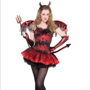 HOT STUFF DEVIL HALLOWEEN COSTUME JUNIORS 3-5